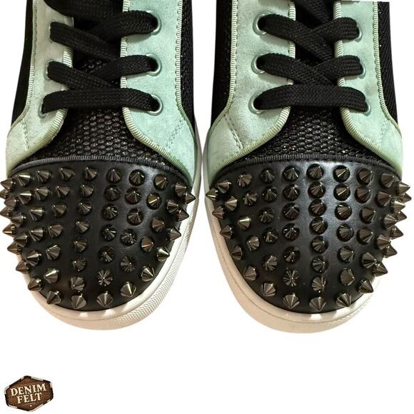 Christian Louboutin Seavaste 2 Orlato Spiked Low Top Sneaker Multi 39.5 NEW - Picture 8 of 16